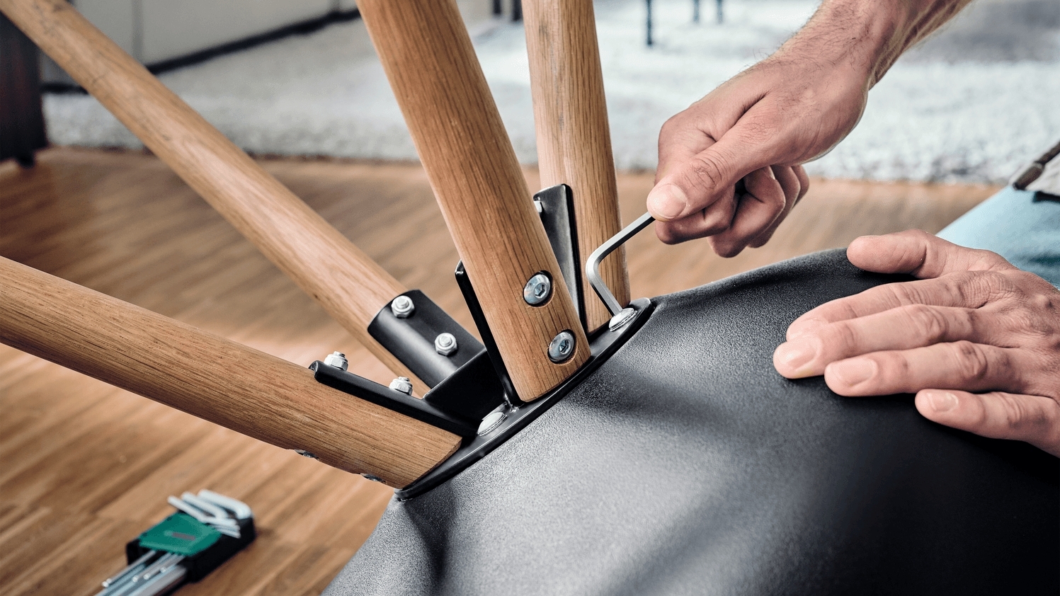 Набор ключей шестигранных Bosch, 9 шт. (1.600.A02.BX9) фото 5