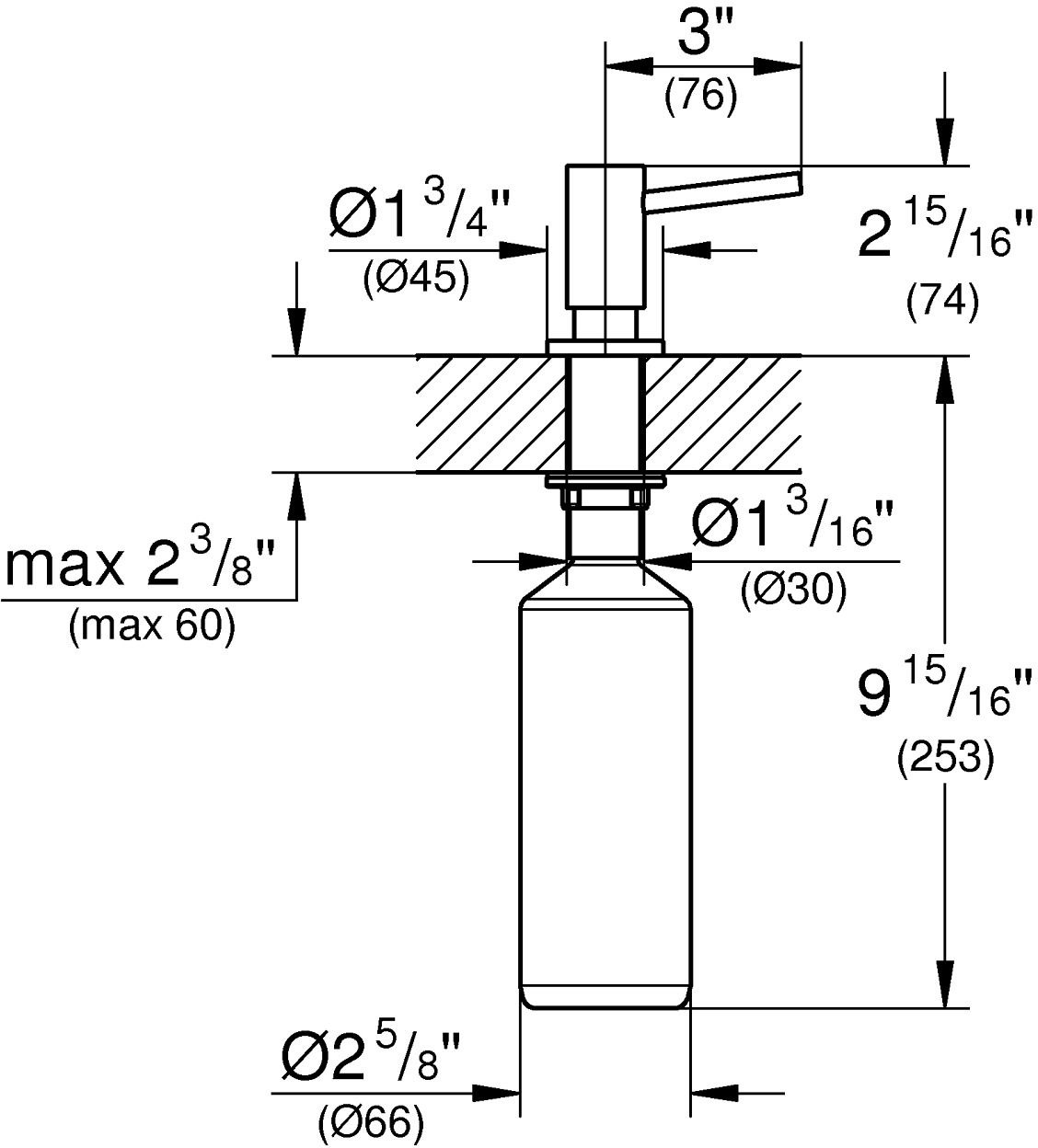 Набір для кухні Grohe 4 в 1 K700U 31653AP0+30270GN0+0535GN0+40997GN0, чорний граніт + матовий прохолодний схід сонцяфото8