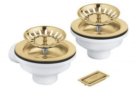 Набір для кухні Grohe 4 в 1 K700U 31653AP0+30270GN0+0535GN0+40997GN0, чорний граніт + матовий прохолодний схід сонцяфото5