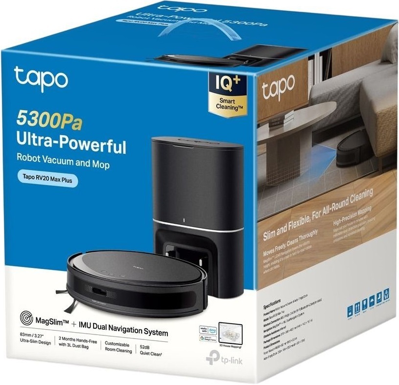 Робот-пылесос TP-LINK TAPO-RV20-MAX-PLUS фото 5