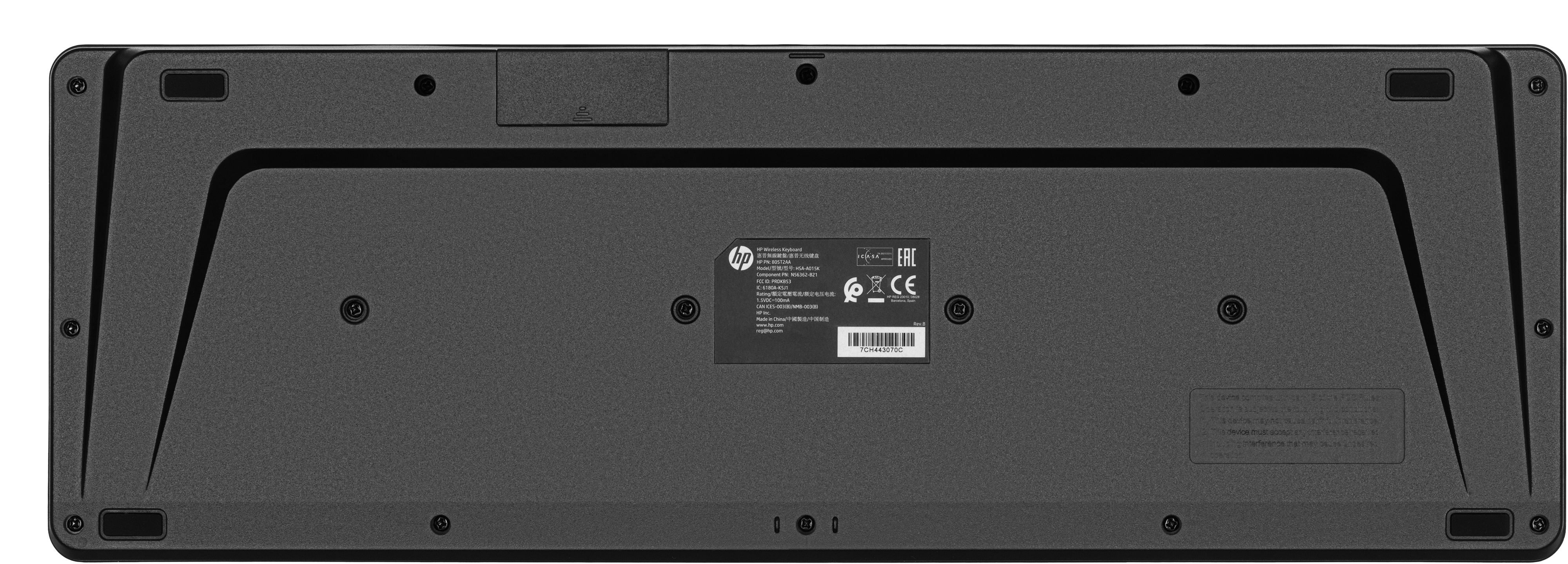 Клавиатура HP 220, 104key, WL, EN/UK, Black (805T2AA) фото 5