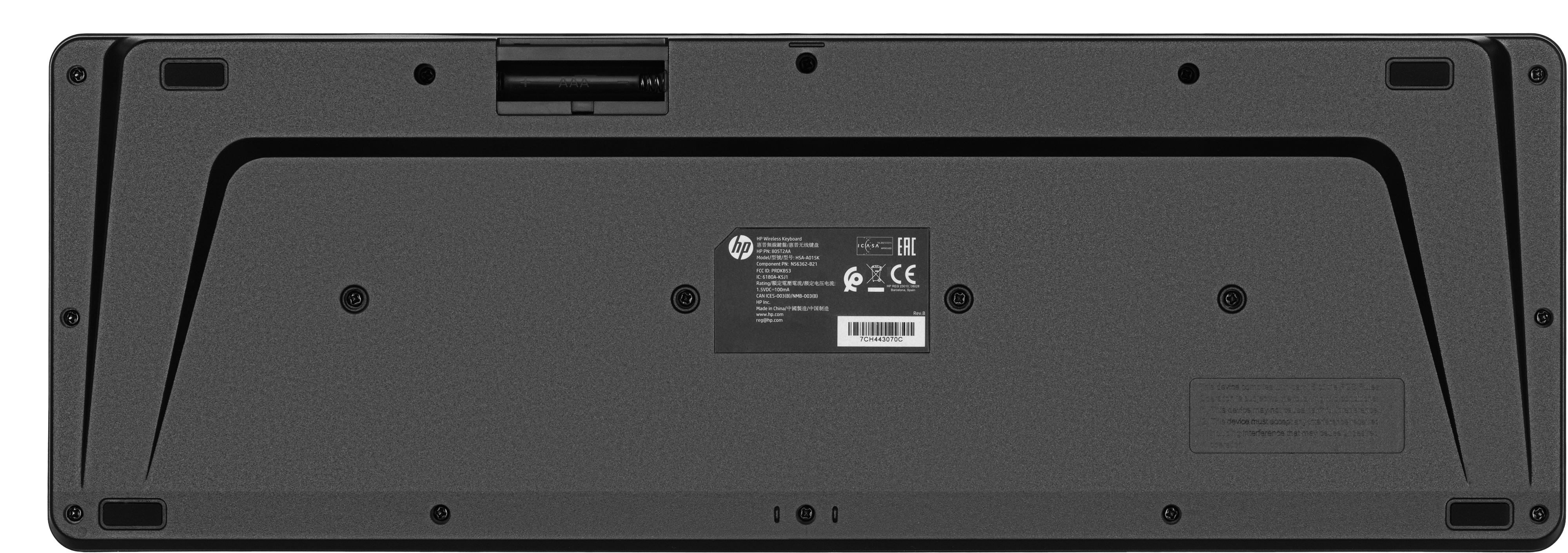 Клавиатура HP 220, 104key, WL, EN/UK, Black (805T2AA) фото 6