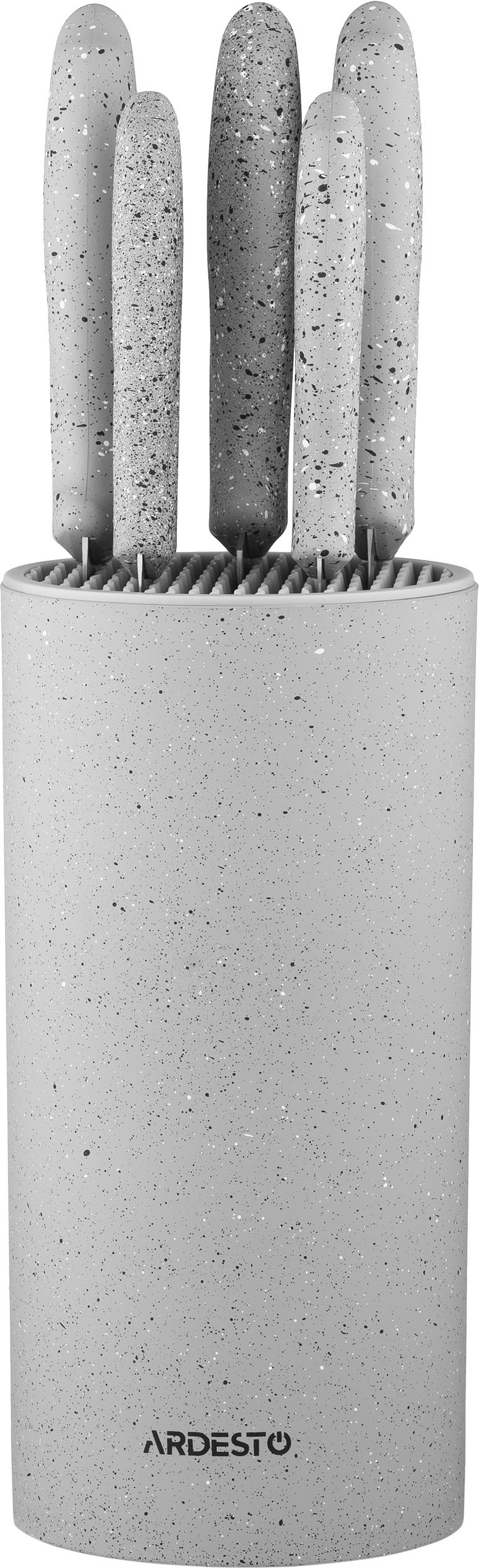 Набор ножей с блоком ARDESTO Gemini, 6 предметов, серый (AR2106GR) фото 9