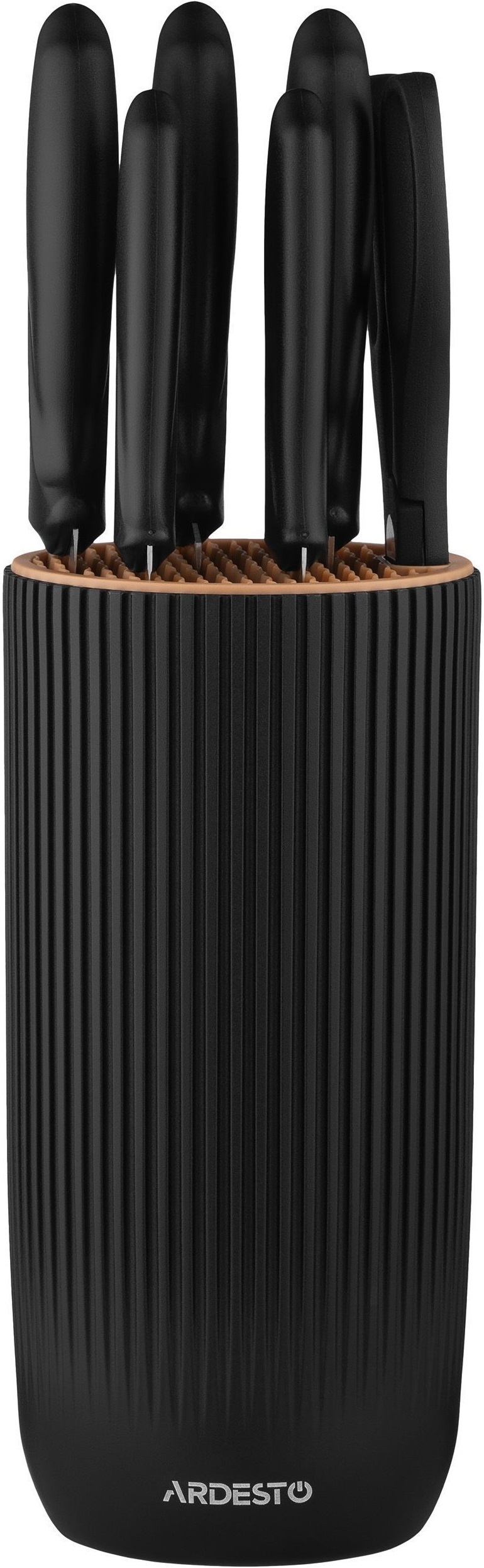 Набор ножей с блоком ARDESTO Gemini, 7 предметов, черный (AR2107BL) фото 3