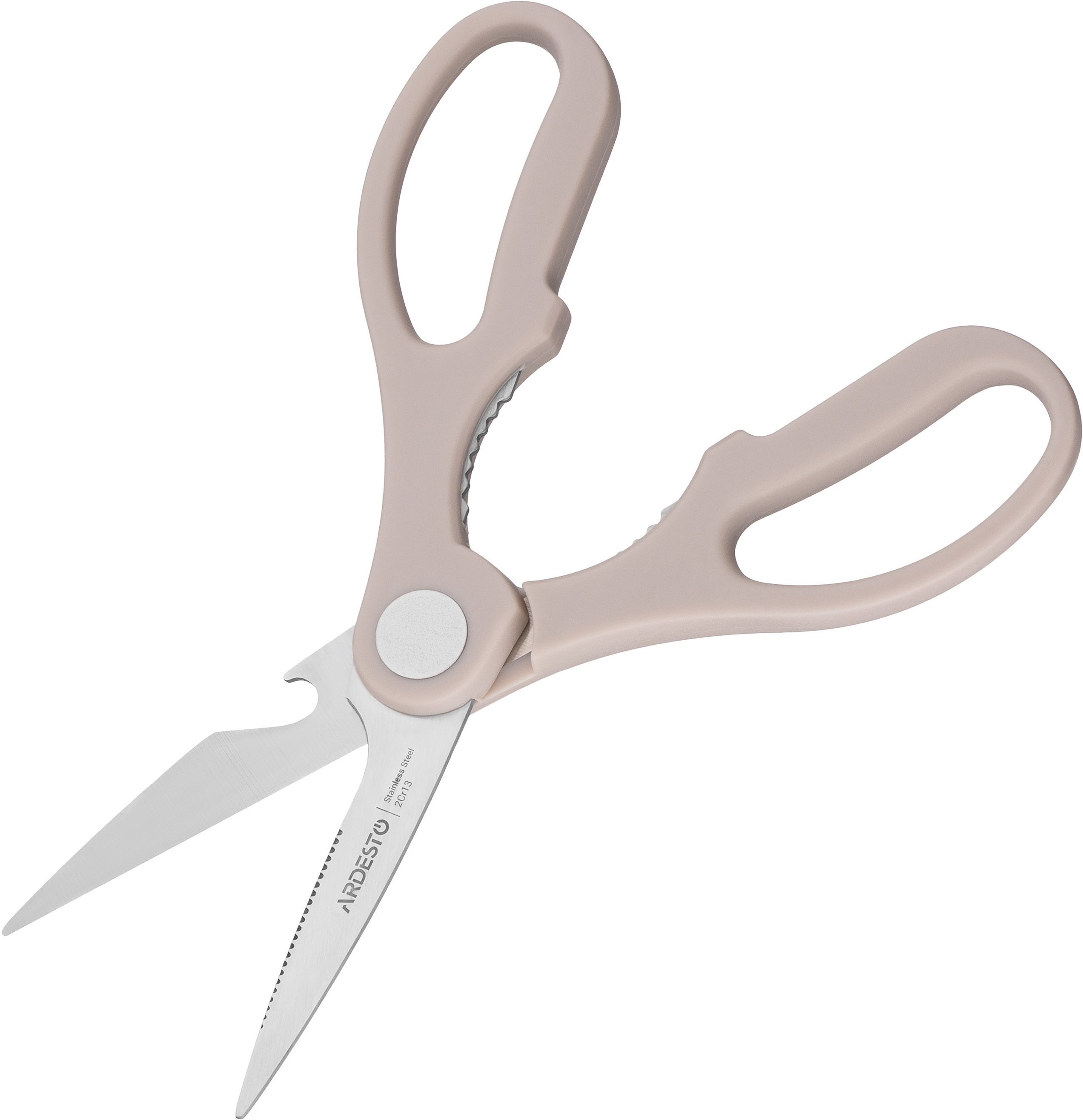 Набор ножей с блоком Ardesto Gemini, 7 предметов, бежевый (AR2107KH) фото 10