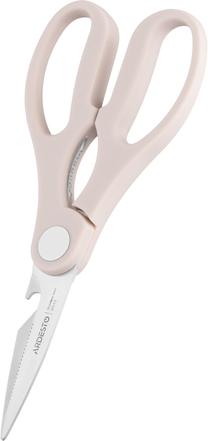 Набор ножей с блоком Ardesto Gemini, 7 предметов, бежевый (AR2107KH) фото