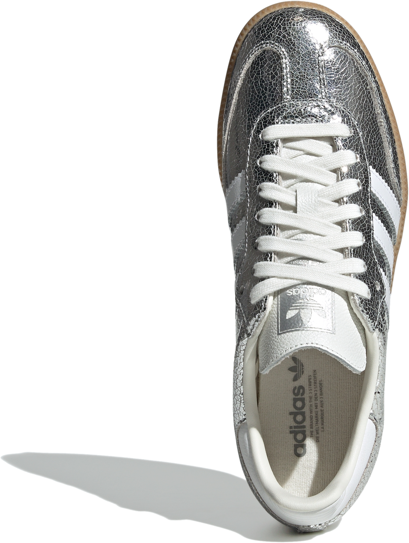 Кеди жіночі Adidas Samba Og JR0035 36 (3.5 UK) сріблястіфото6