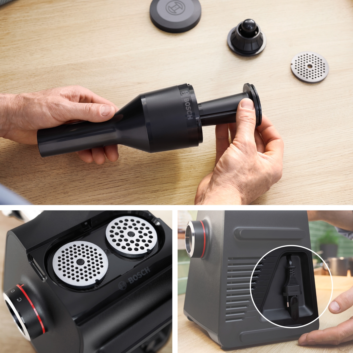 Мясорубка Bosch MFWS650B фото