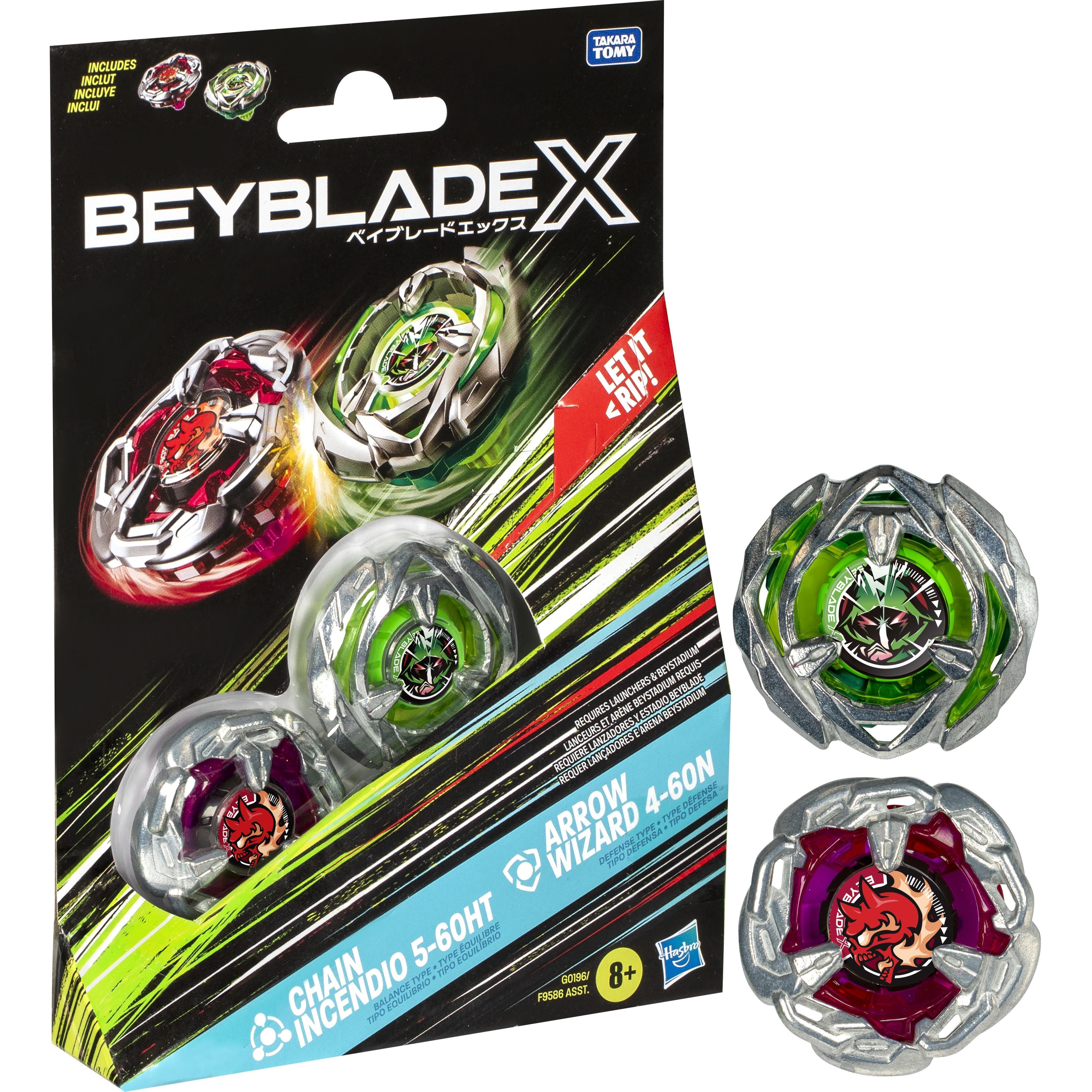 Набор игрушечный Beyblade из двух волчков серии "БэйБлейд Х" (F9586_G0196) фото 2