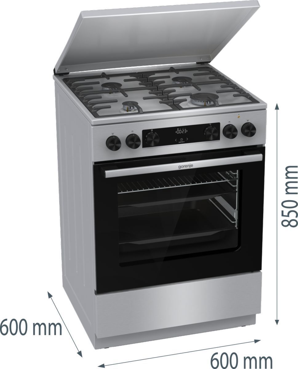 Плита комбінована Gorenje GKS6C71XFфото