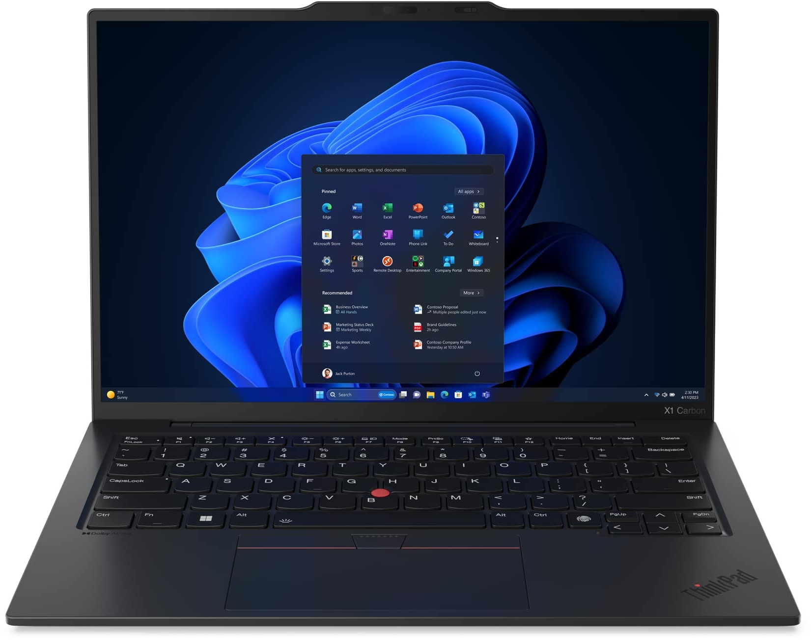 Ноутбук LENOVO ThinkPad X1 Carbon-G12 (21KC002CRA)фото2