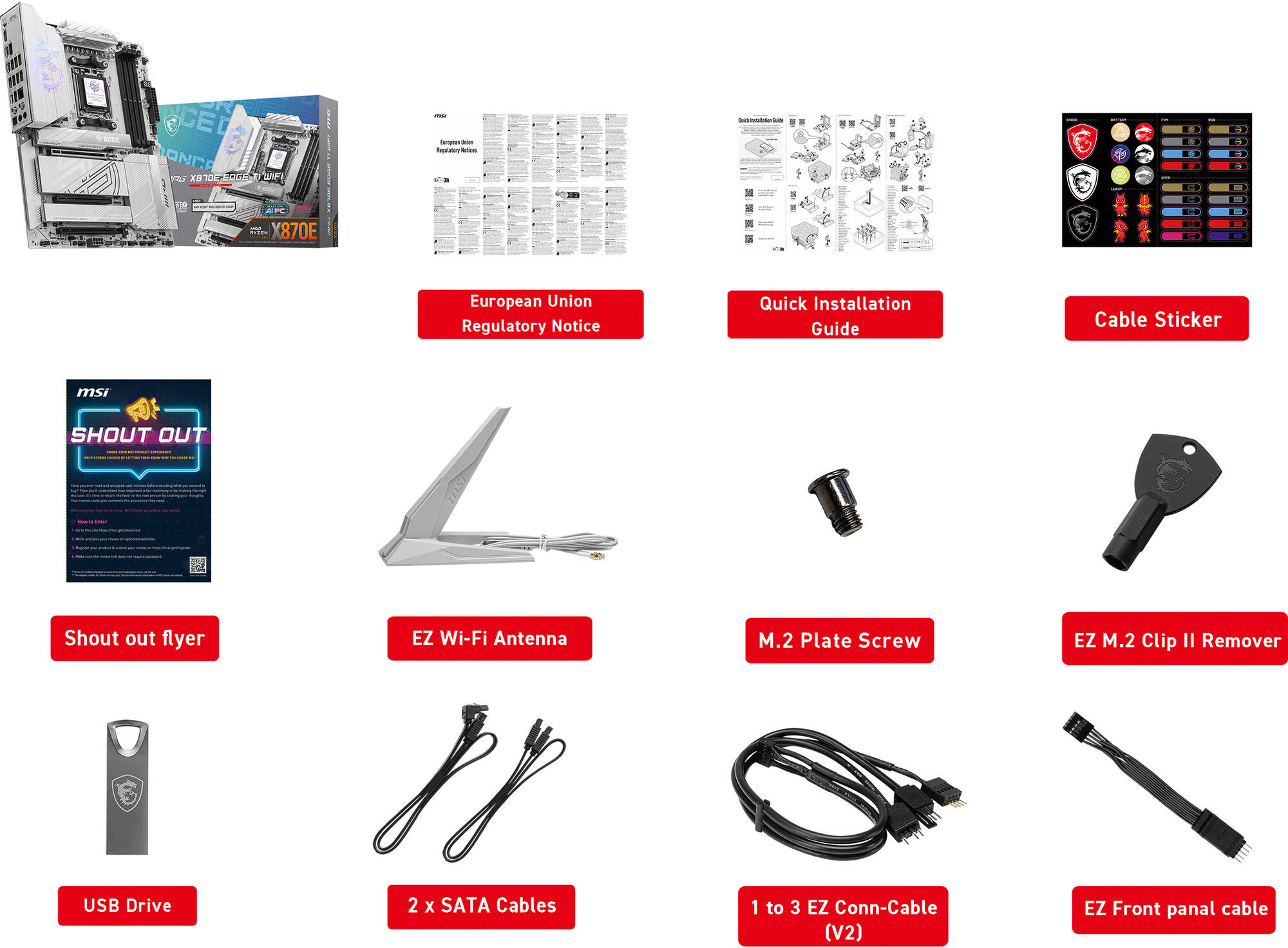 Материнcька плата MSI MPG X870E EDGE TI WIFI (911-7E59-001)фото