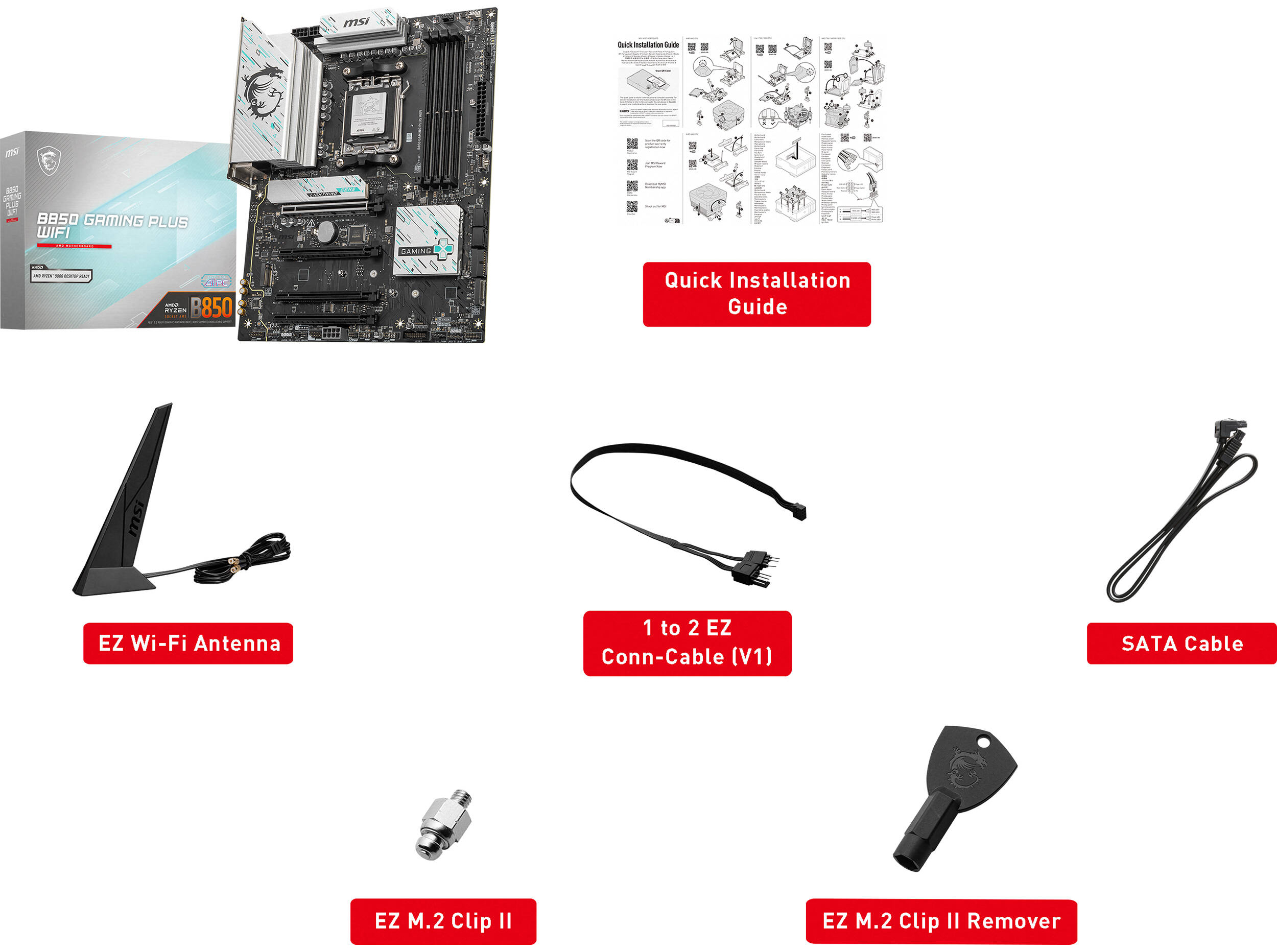 Материнcкая плата MSI B850 Gaming Plus WiFi (911-7E56-001) фото 7