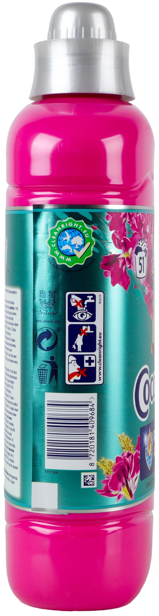 Концентрированный кондиционер для белья Coccolino парфюмерия с нотами цветка дракона, лимона, пиона и пачули, 1,275л фото 2