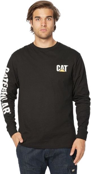 Лонгслив мужской Caterpillar (CAT) 1510034-016 XXL черный фото 
