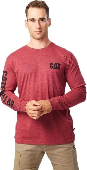 Лонгслив мужской Caterpillar (CAT) 1510034-12123 S красный фото