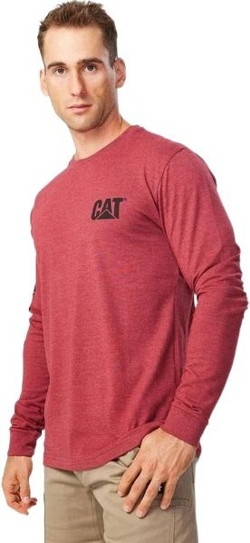 Лонгслив мужской Caterpillar (CAT) 1510034-12123 S красный фото