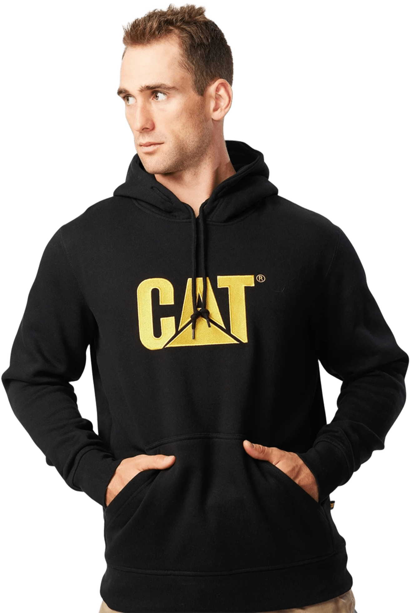 Худі чоловічий Caterpillar (CAT) W10646-016 S чорнийфото3