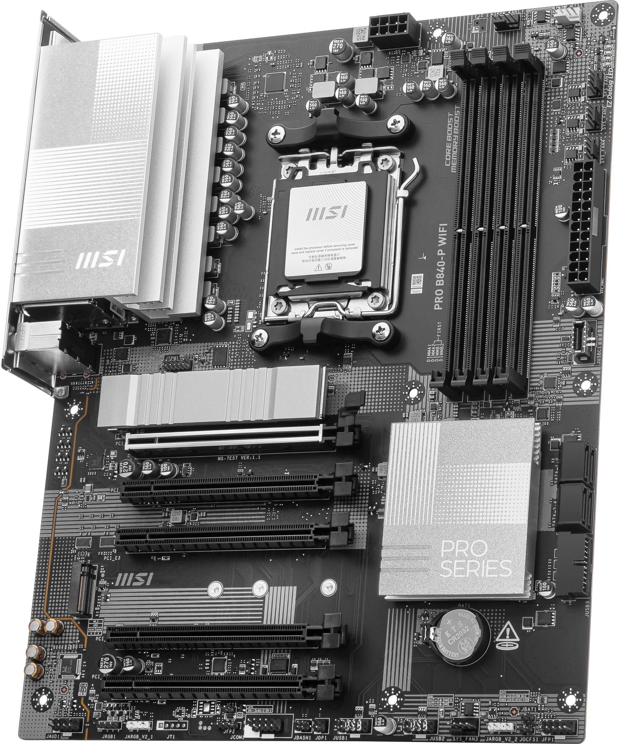 Материнcкая плата MSI PRO B840-P WIFI (911-7E57-001) фото 4