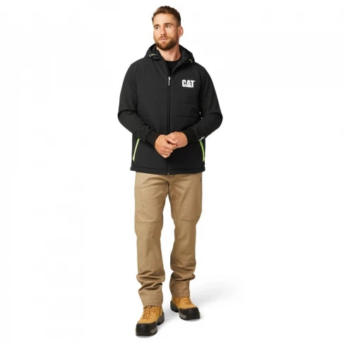 Куртка з капюшоном мужская Caterpillar (CAT) 1040029-12469 M черная фото 5