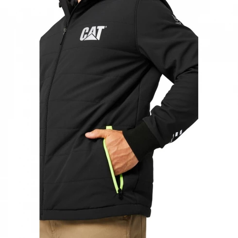 Куртка з капюшоном мужская Caterpillar (CAT) 1040029-12469 M черная фото 6