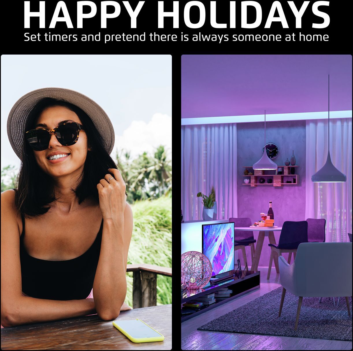 Лампа розумна Trust E27 806 Lumen, 1800-6500k, RGBCW, білий (71281_Trust)фото9