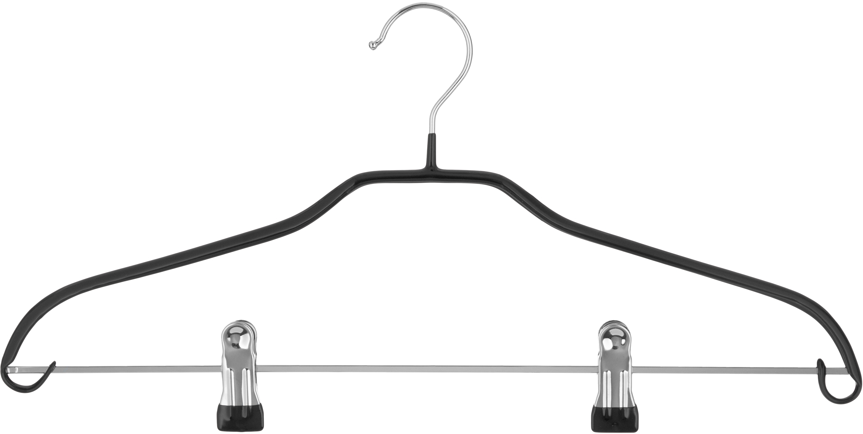 Вішаки для одягу з прищіпками ARDESTO 42см 2 шт чорні (ARHC2802BC)фото