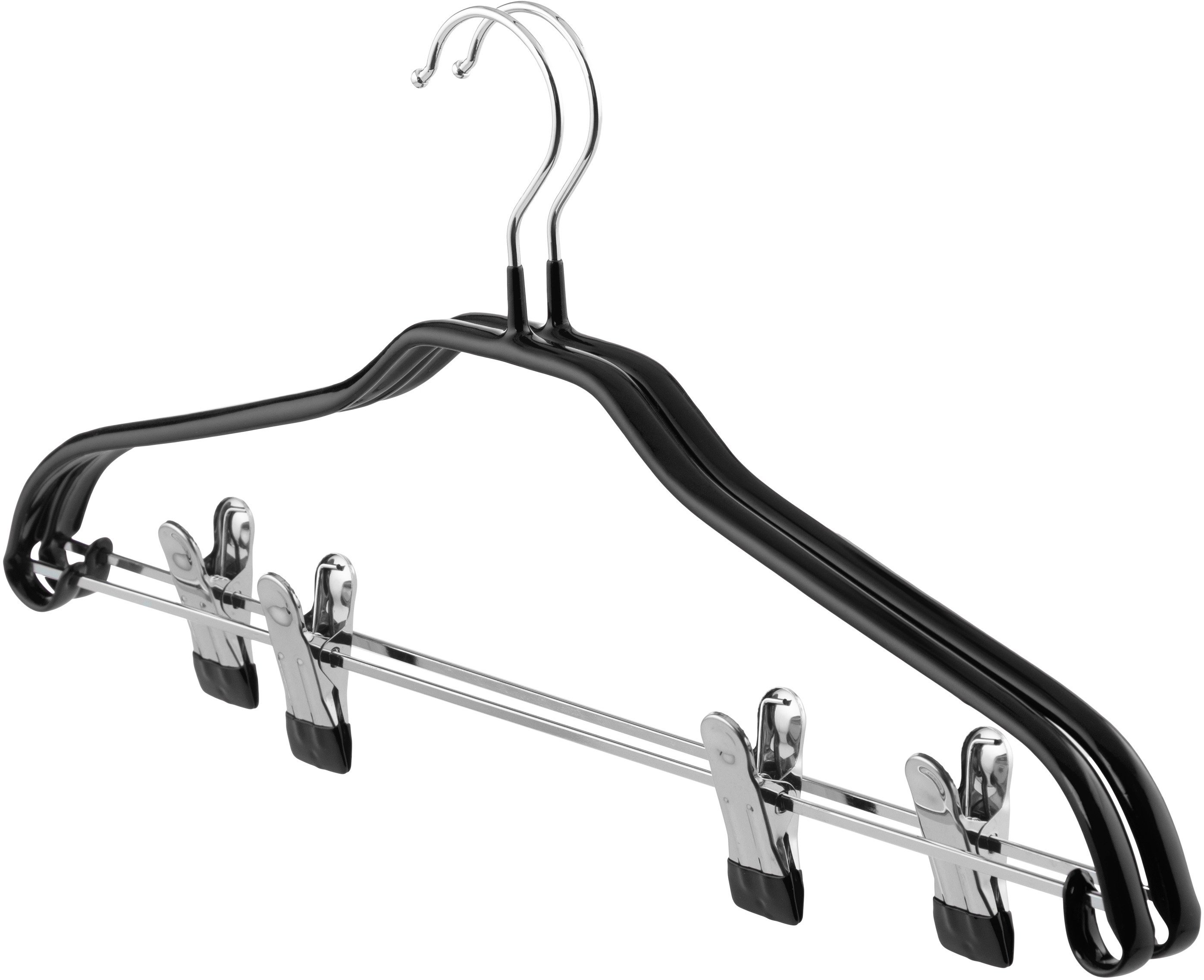 Вішаки для одягу з прищіпками ARDESTO 42см 2 шт чорні (ARHC2802BC)фото
