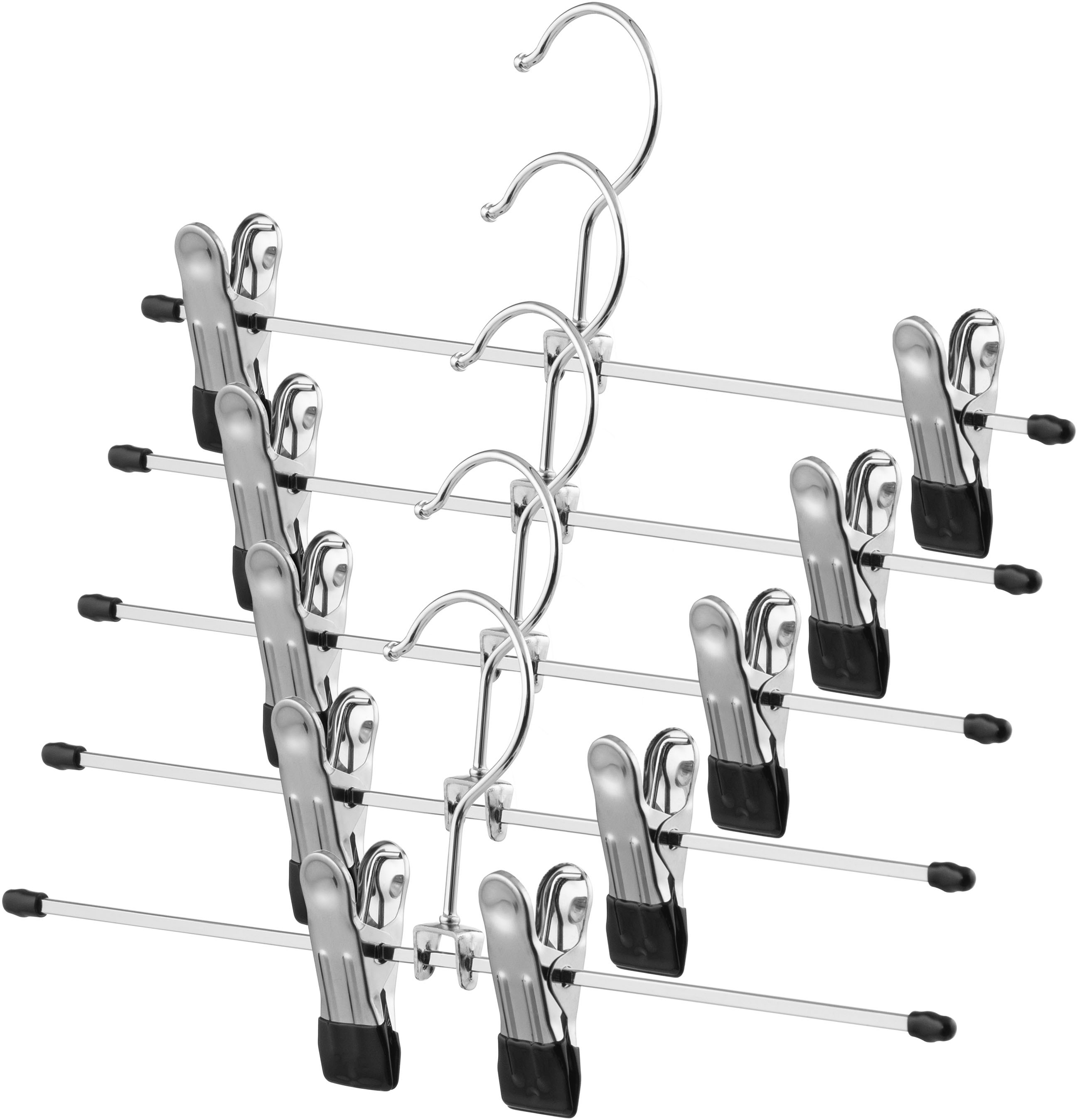 Вешалки для штанов с прищепками ARDESTO 30см 5 шт черные (ARHC2805BC) фото 