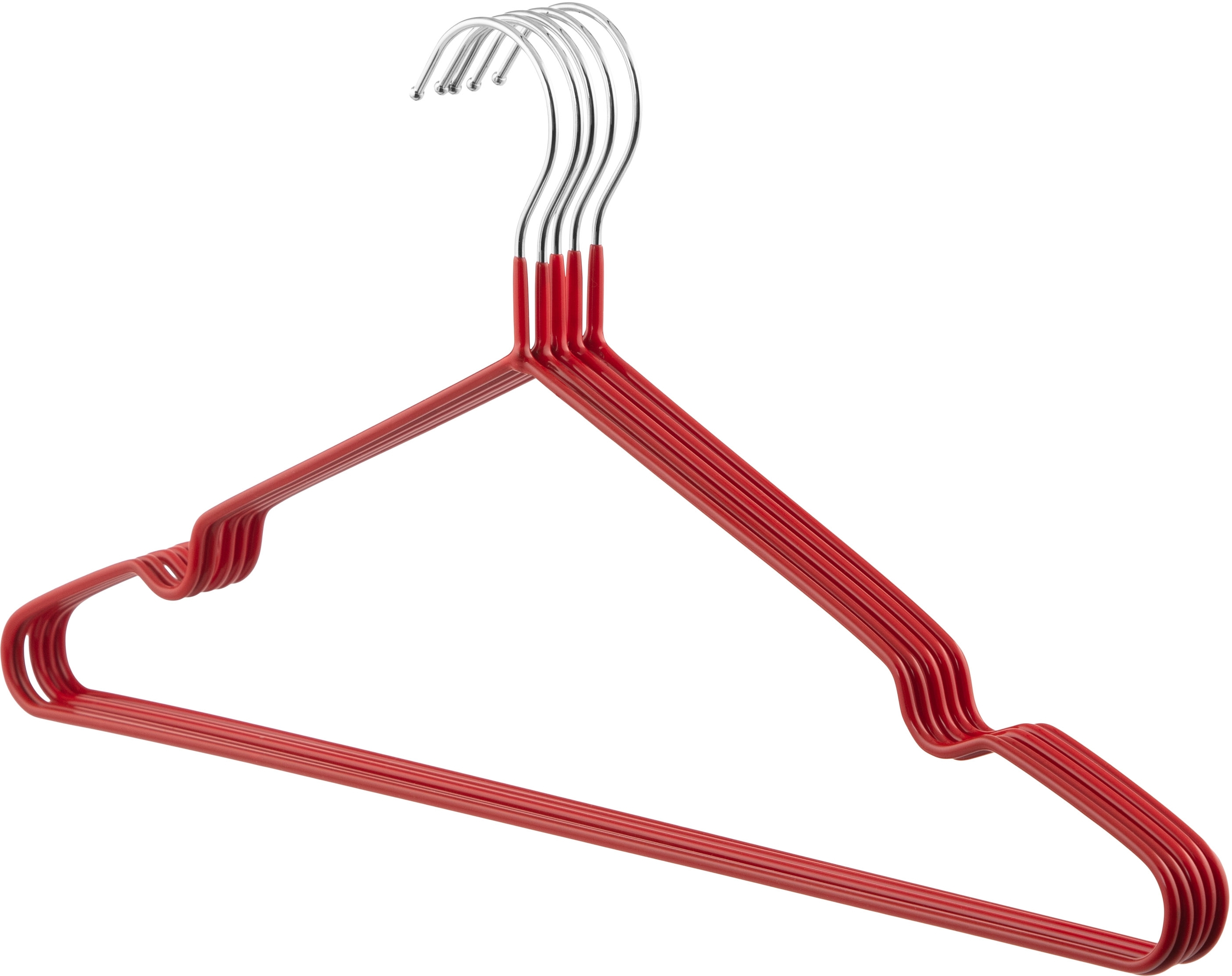 Вішаки для одягу ARDESTO 40.5см 5 шт червоні (ARHC2805R)фото