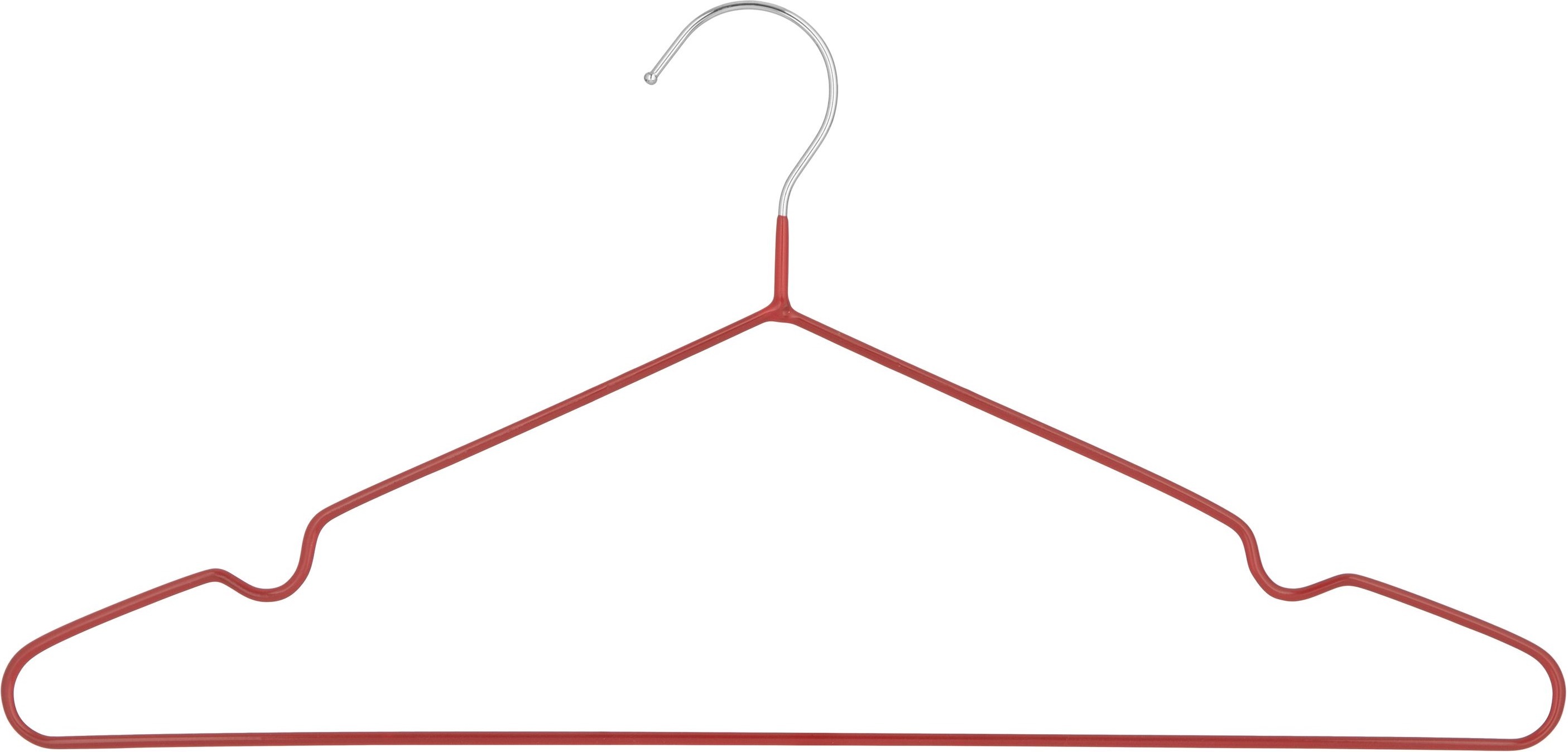 Вішаки для одягу ARDESTO 40.5см 10 шт червоні (ARHC2810R)фото