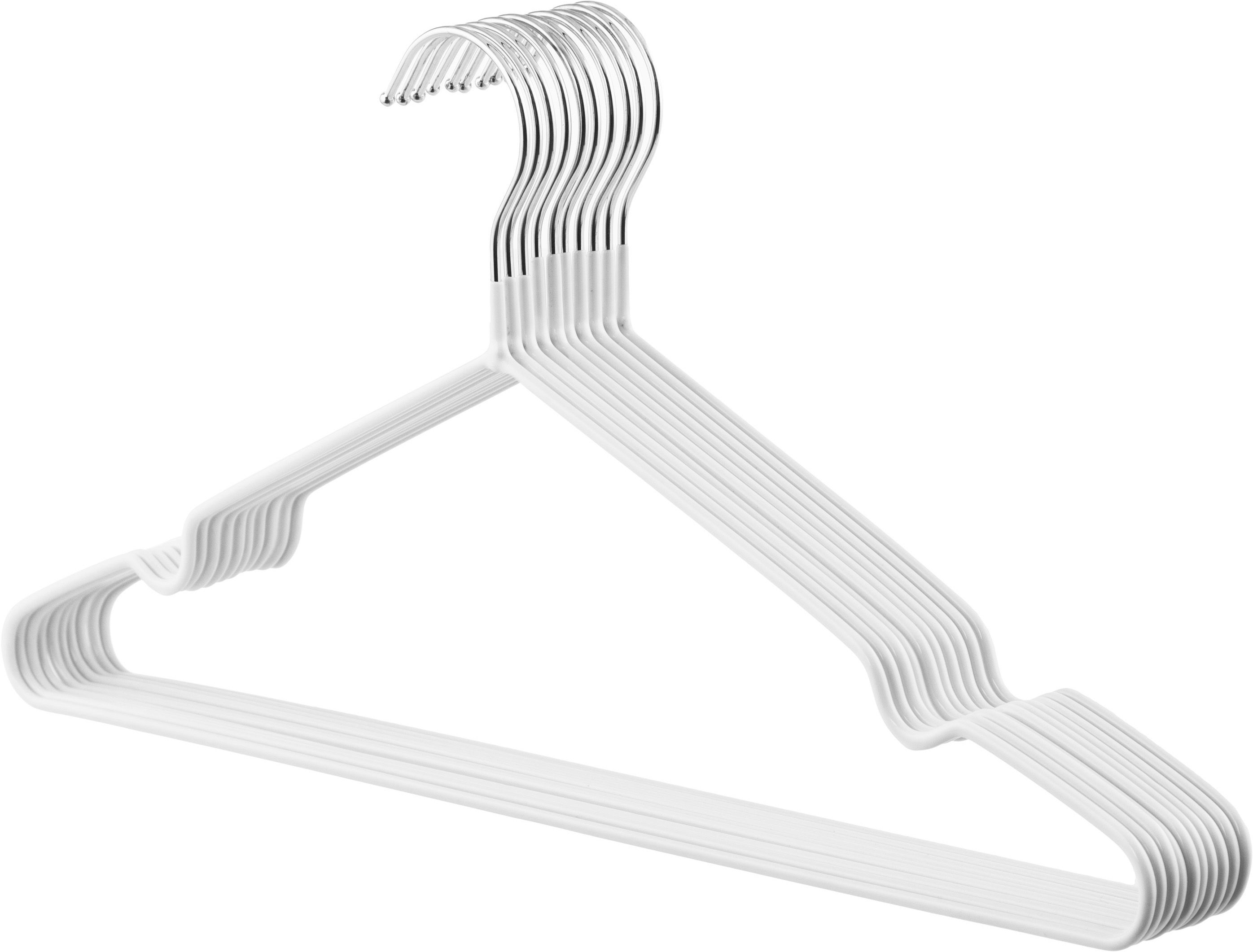 Вішаки для одягу ARDESTO 40.5см 10 шт білі (ARHC2810W)фото