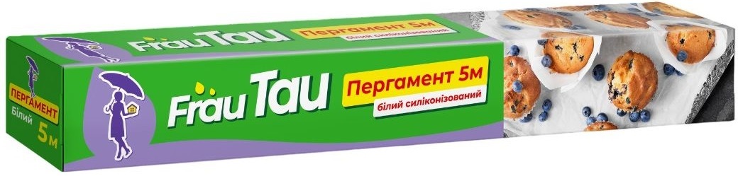 Набір Frau Tau: Пергамент для запікання 5м білий + Плівка харчова 20м + Фольга алюмінієва 10мфото