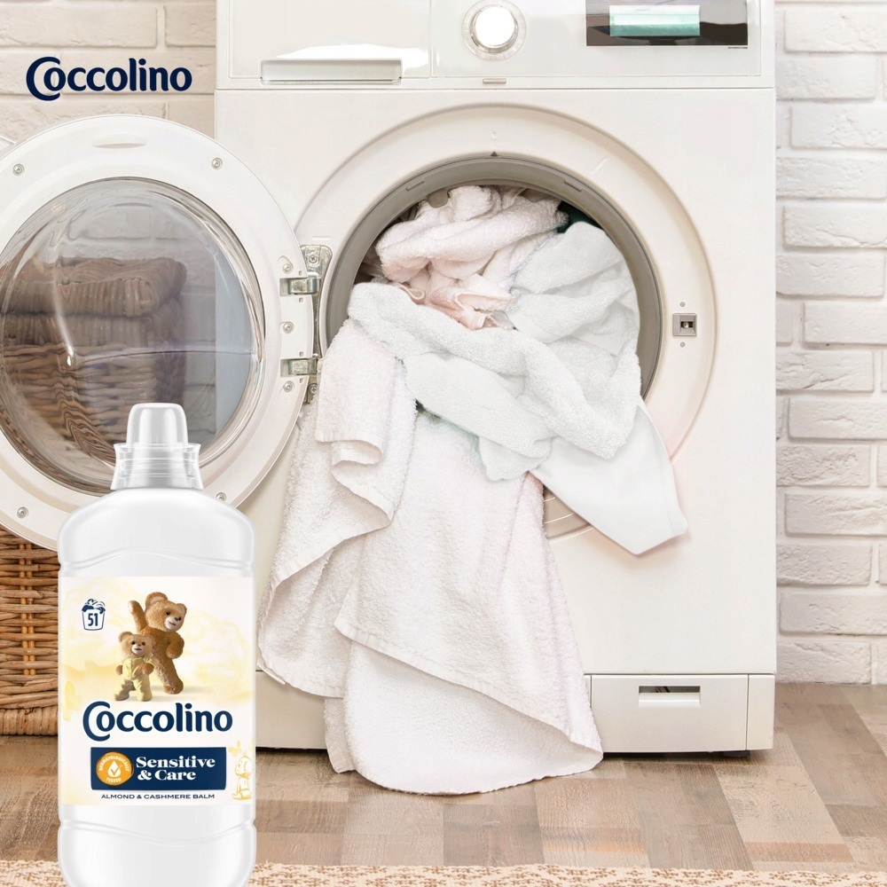 Концентрований кондиціонер для білизни Coccolino для чутливої шкіри з нотами мигдалю та кашеміровим бальзамом, 1,275лфото