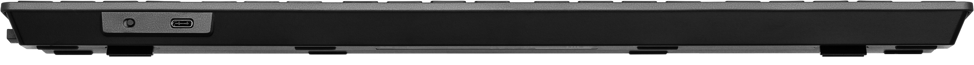 Клавиатура HP 720 Multi-Device Rechargeable, 109key, WL/BT, EN/UK, Black (9T5B1AA) фото 4