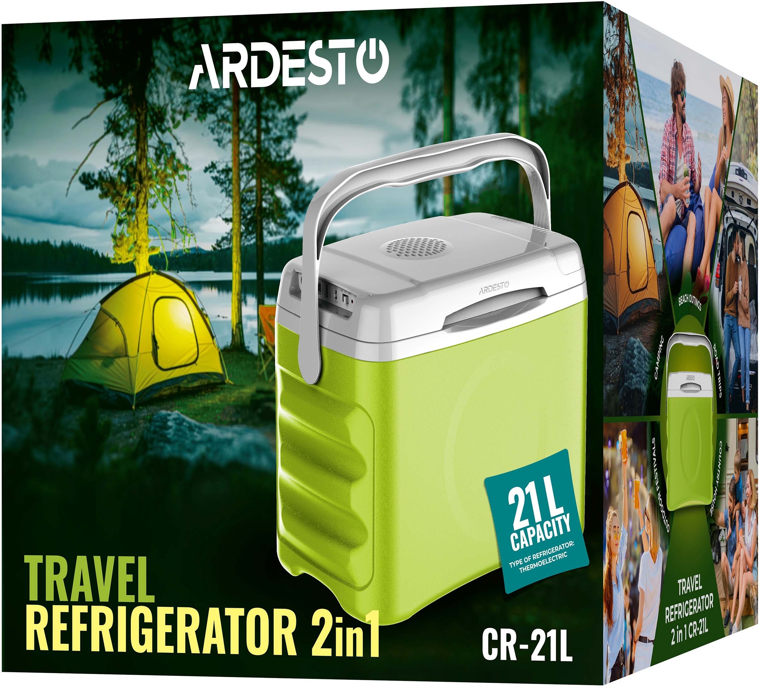 Холодильник дорожный ARDESTO CR-21L фото 7