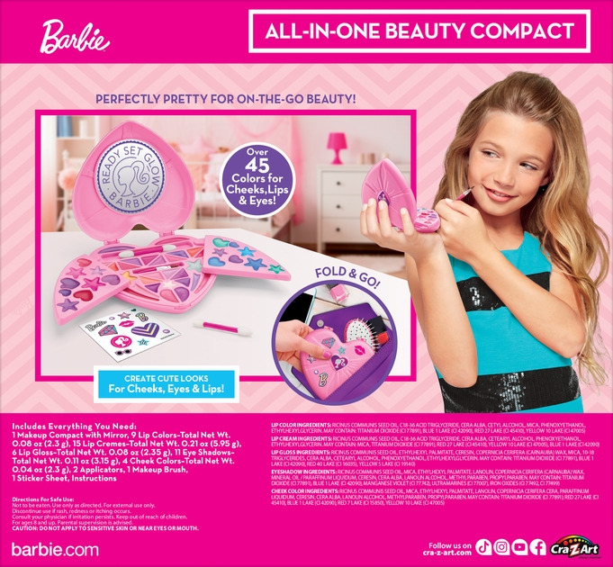 Набор детской косметики Cra-Z-Art Barbie All in One Beauty Compact (34067CRA) фото 6