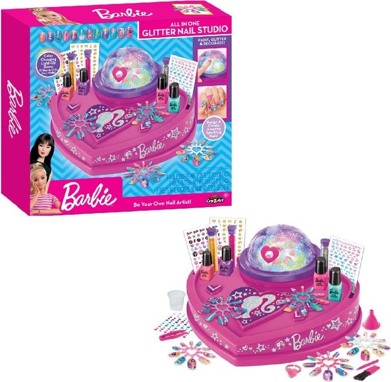 Набор детской косметики Cra-Z-Art Barbie All in One Nail Studio (34052CRA) фото 