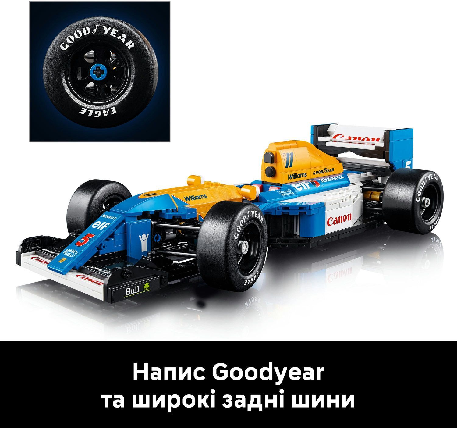 LEGO 10353 Icons Williams Racing FW14B и Найджел Менселл фото