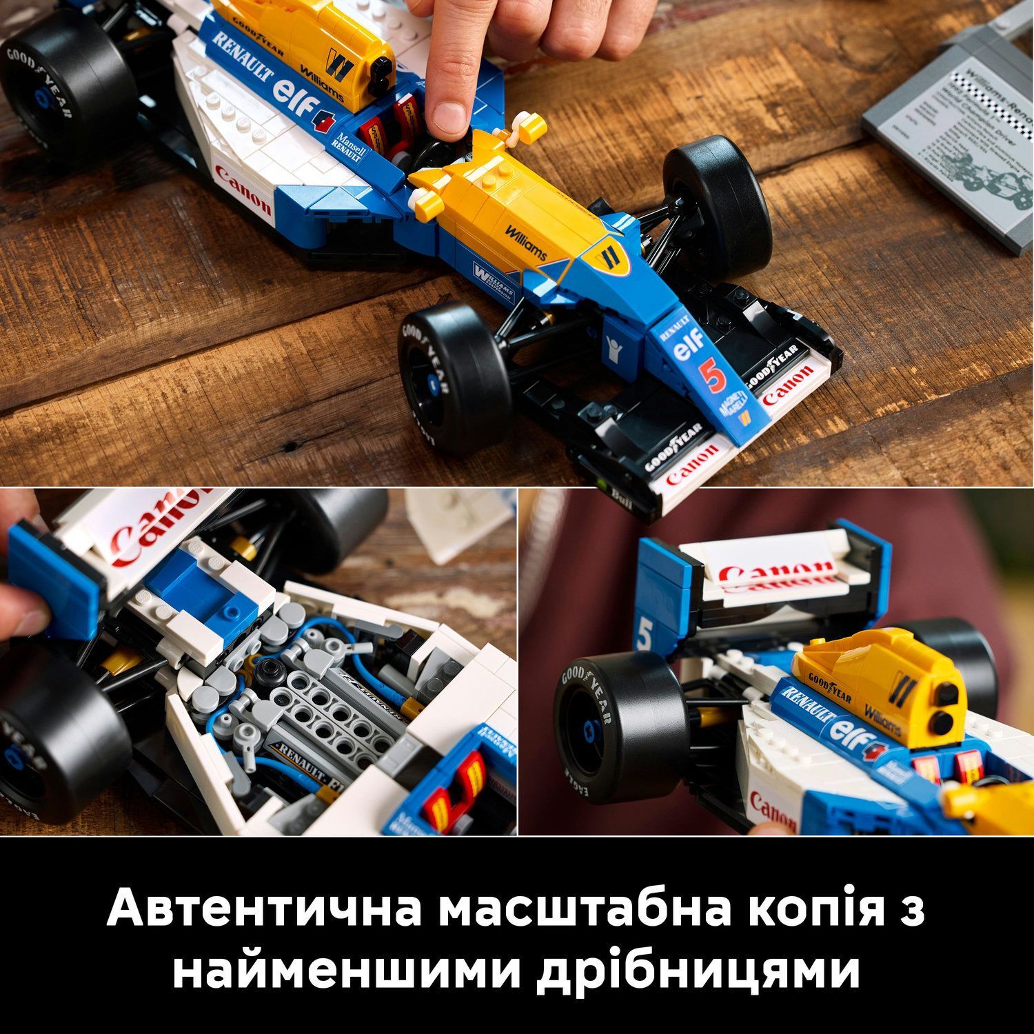 LEGO 10353 Icons Williams Racing FW14B и Найджел Менселл фото 5
