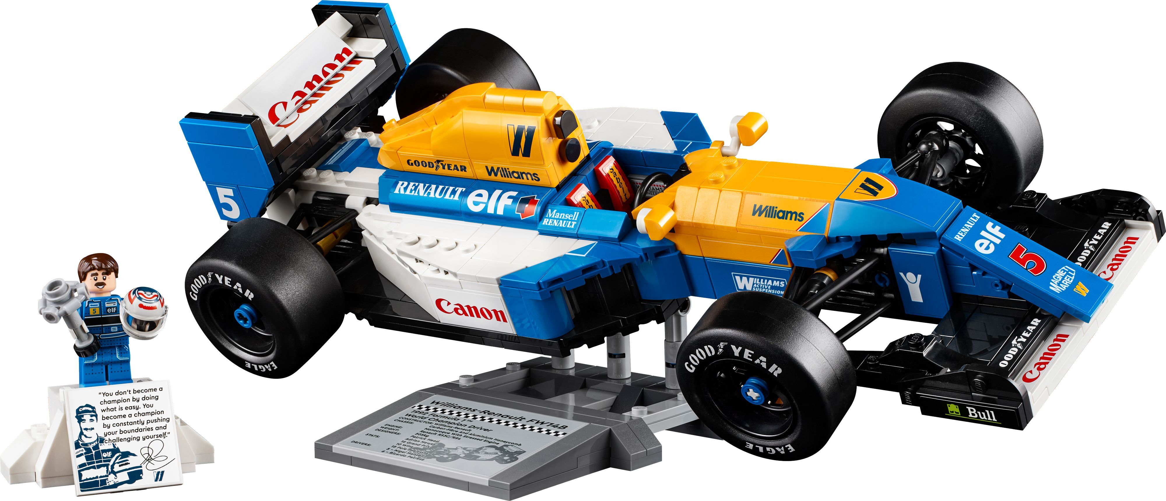 LEGO 10353 Icons Williams Racing FW14B и Найджел Менселл фото 3