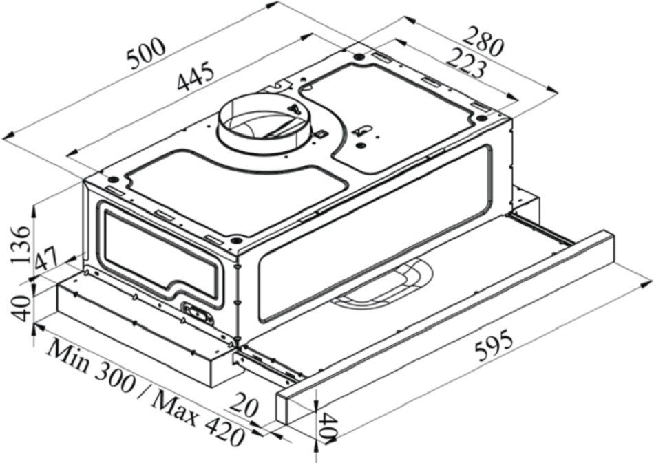 Витяжка ARDESTO HT-F900MINXфото2