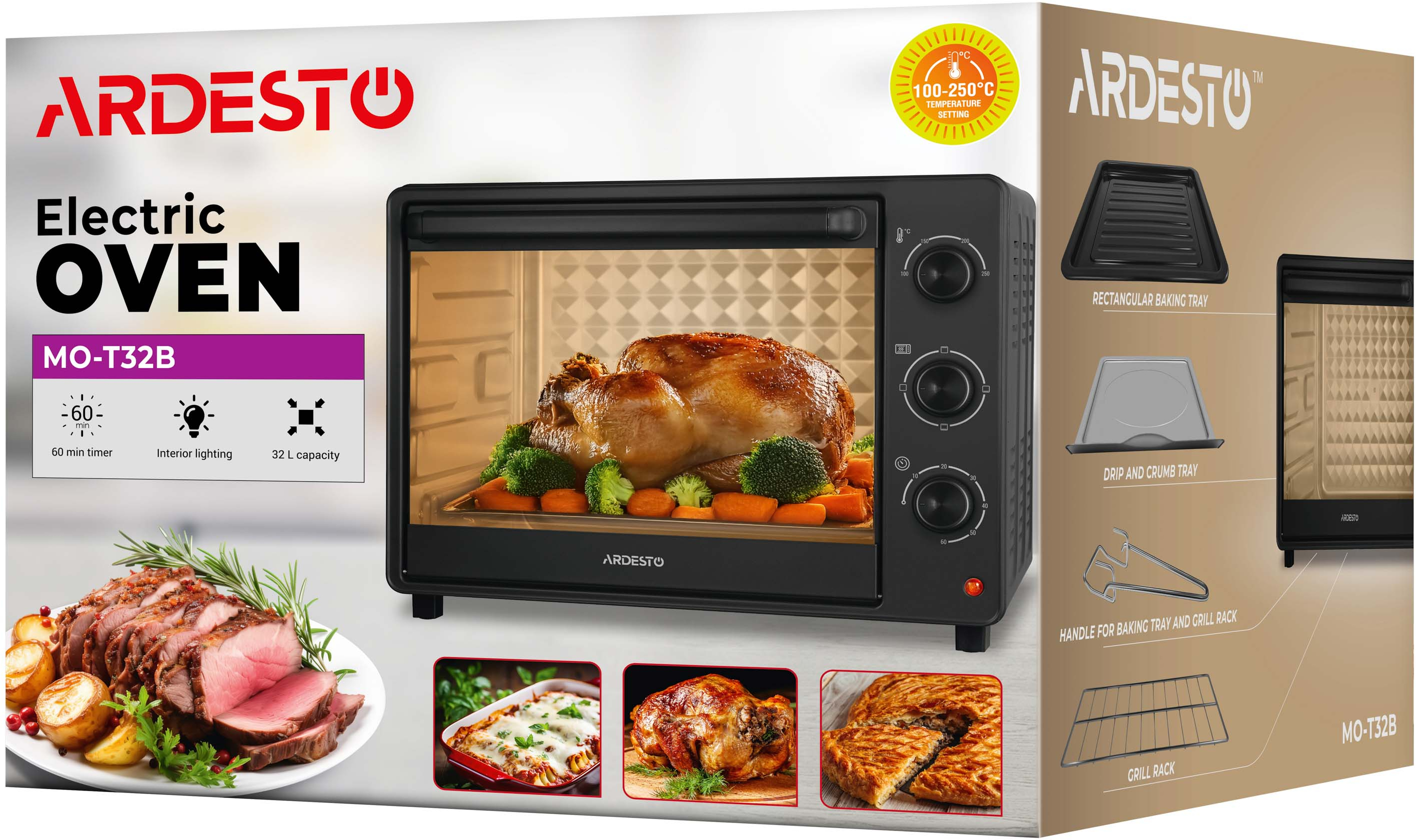 Электрическая печь Ardesto MO-T32B фото 12