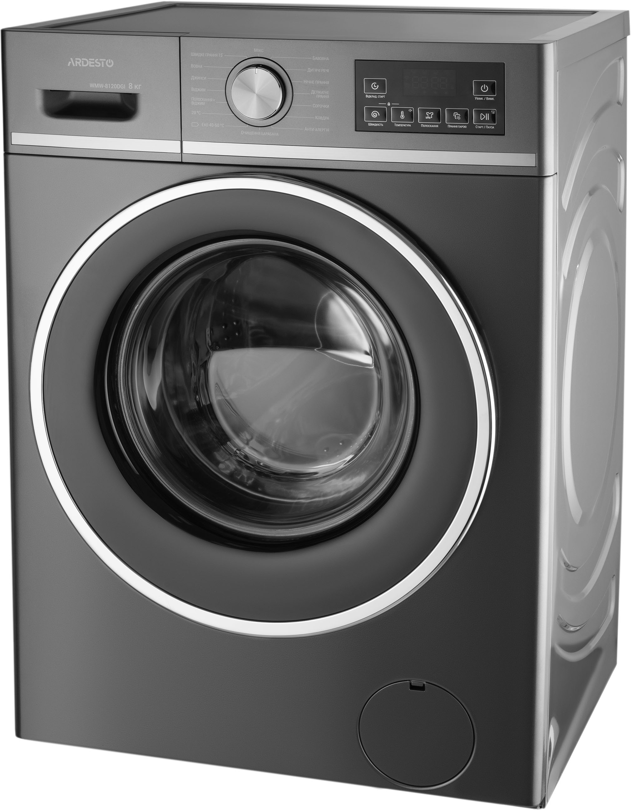 Стиральная машина ARDESTO Black Mars WMW-8120DGI фото 2