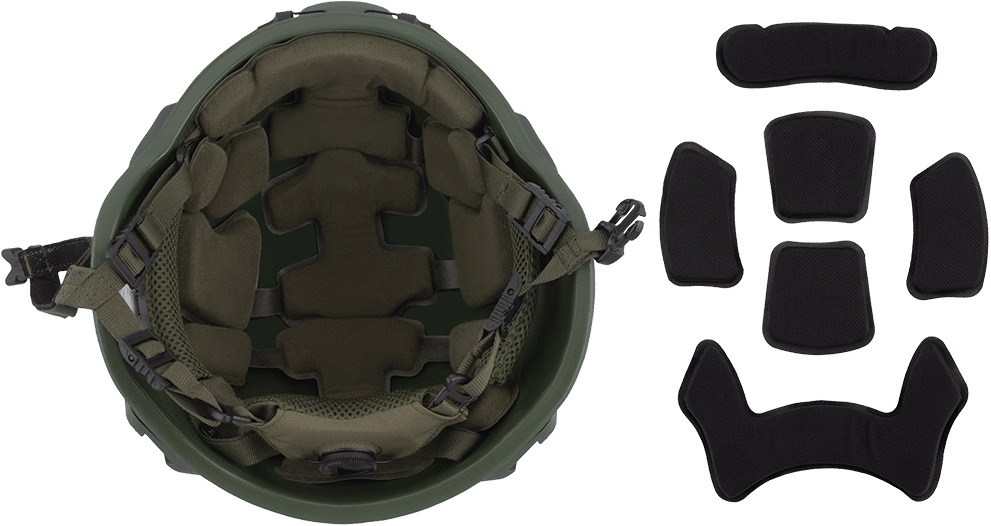 Шолом Українська Броня MICH Буйтур 1.0, розмір XL, зелений (MICHXLRG)фото8