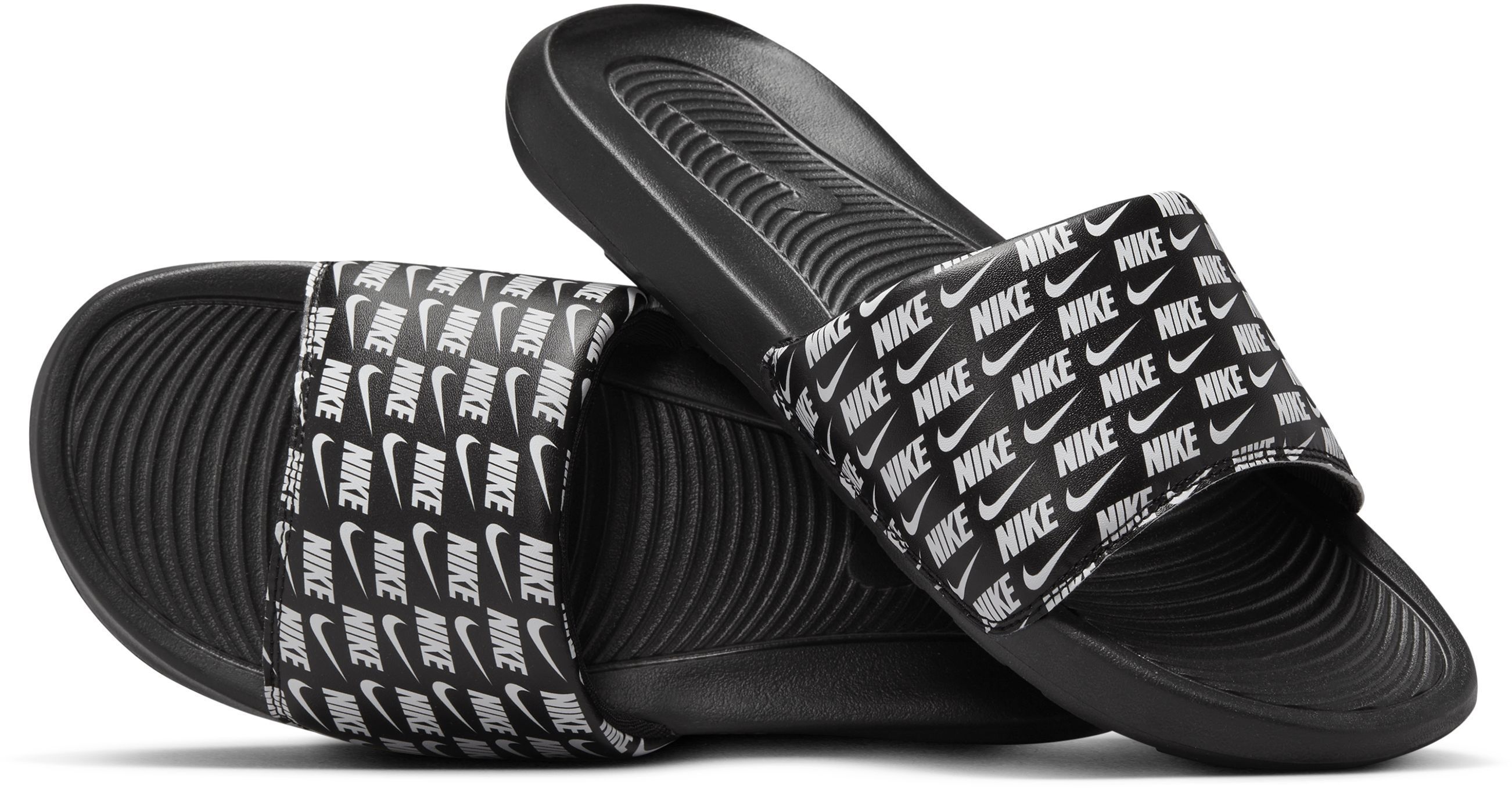 Шлепанцы мужские Nike Victori One Slide Print CN9678-006 44 (10 US) черные фото 