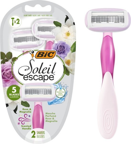 Бритви одноразові BIC Soleil Escape Троянда-Магнолія 2 штфото2