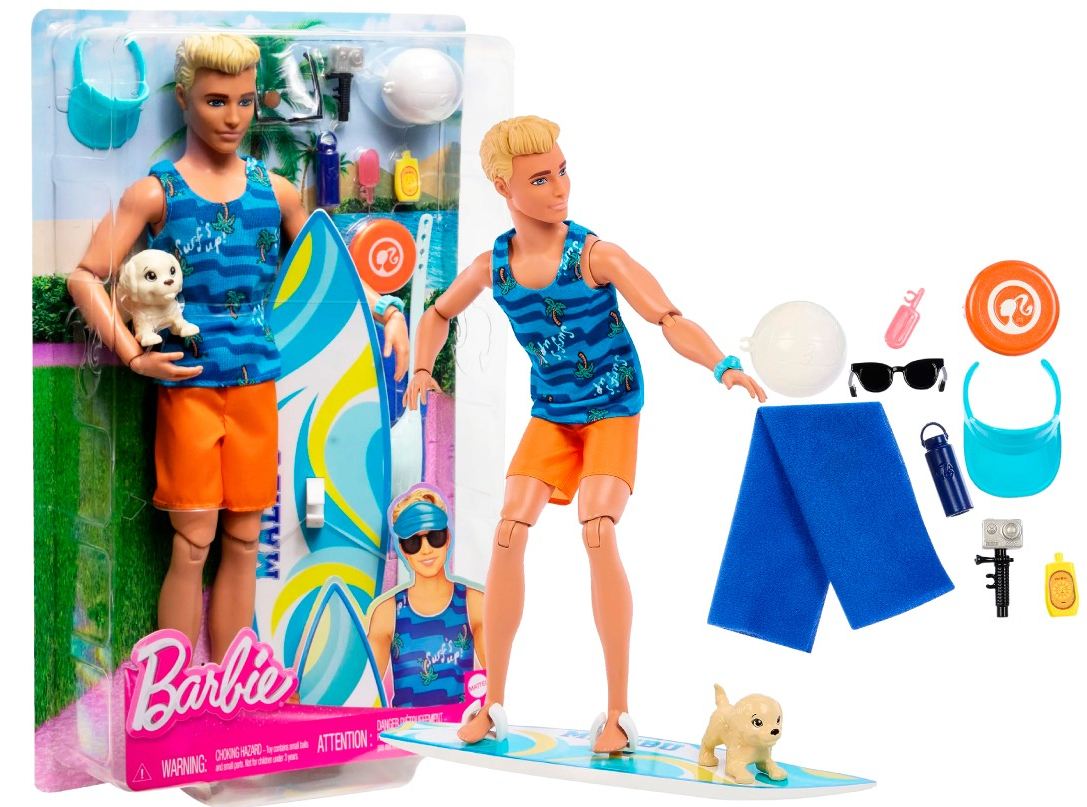 Набор с куклой Кен "Лучший серфер" Barbie (HPT50) фото 5