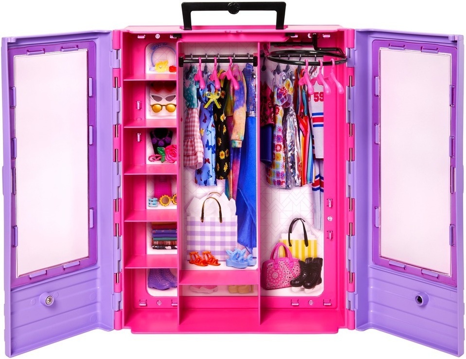 Сиреневый шкаф для одежды Barbie (HJL65) фото 4