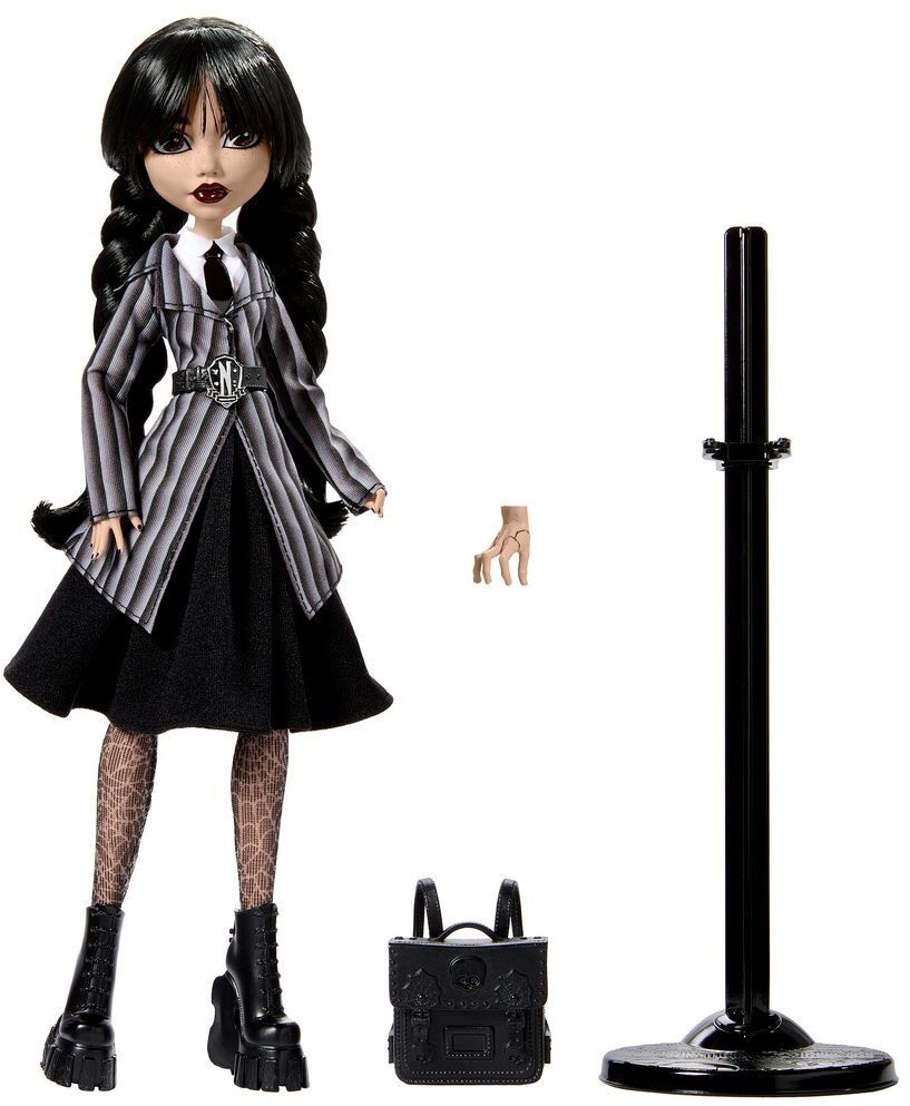 Коллекционная кукла Monster High Венздей в школьной форме (HXJ04) фото 7